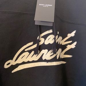 YSL logo hoodie medium